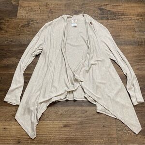 H.I.P. Girls Cardigan Large girls one button jersey high low cardigan